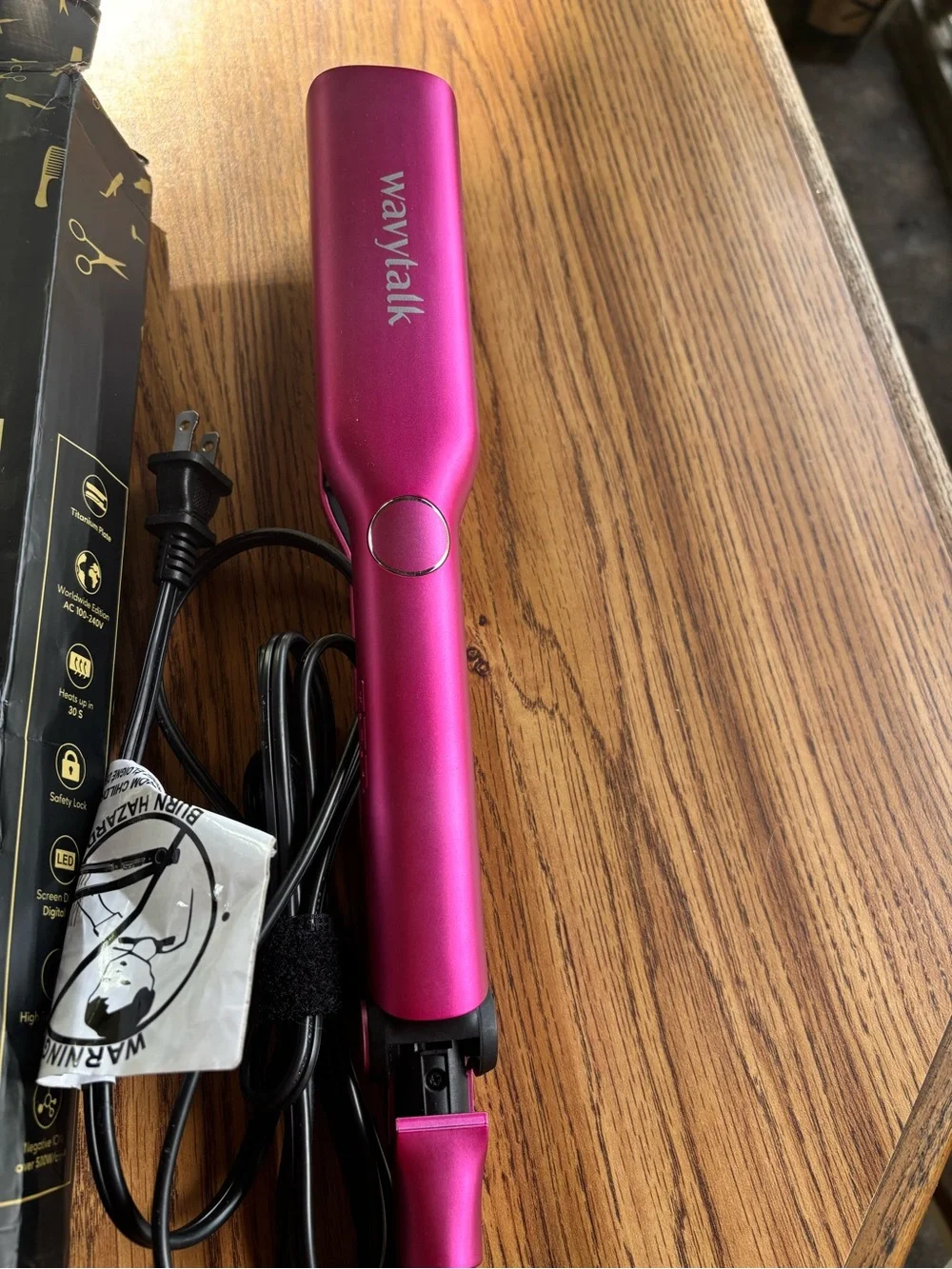 Wavytalk pink flat
